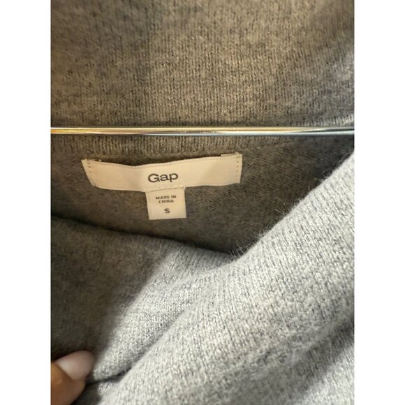 Gap Womens Grey Hooded Sweater Size S Made In China‎ - Picture 6 of 6